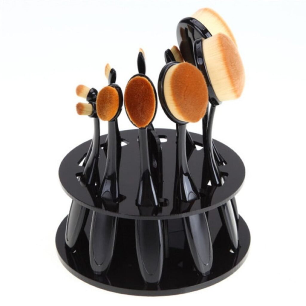 Porte-Pinceaux de Maquillage organisateur nettoyage facile