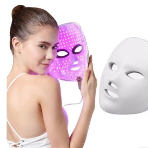 Masque de Beauté LED 7 Couleurs pour le visage et le coup