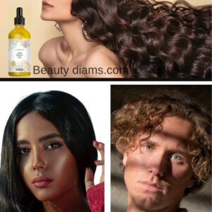 Huile fortifiante pour toute croissance capillaire: cheveux, cils, barbe