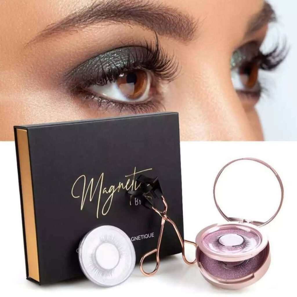 3D Eyelashes magnétiques faux cils: pas besoin de colle, set de 6pieces