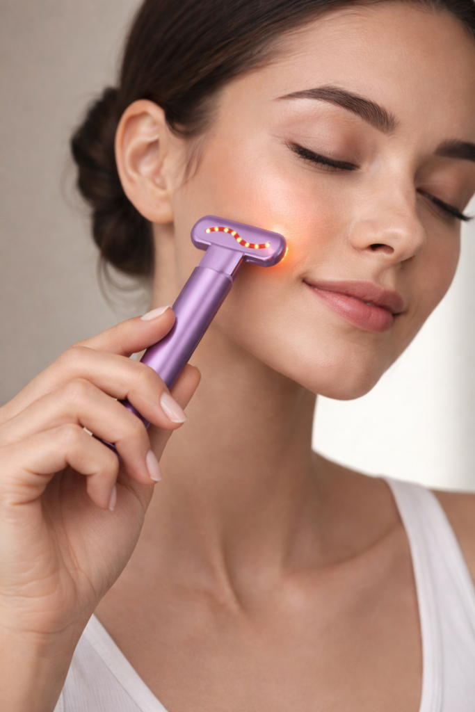 Baguette 4 in 1 couleur Violet+ Thérapie infrarouge revitalisante